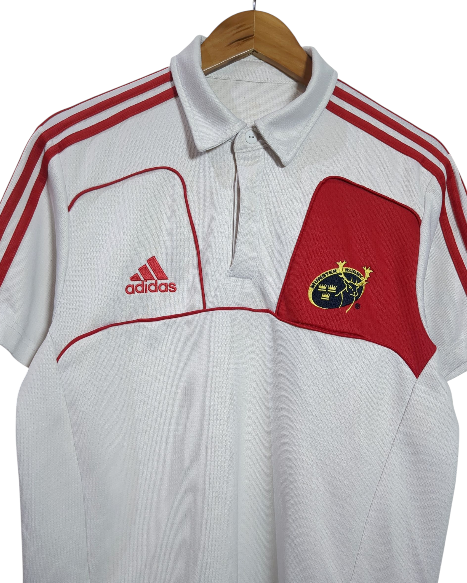 2010-11 Munster Rugby Adidas Polo Shirt - (M)