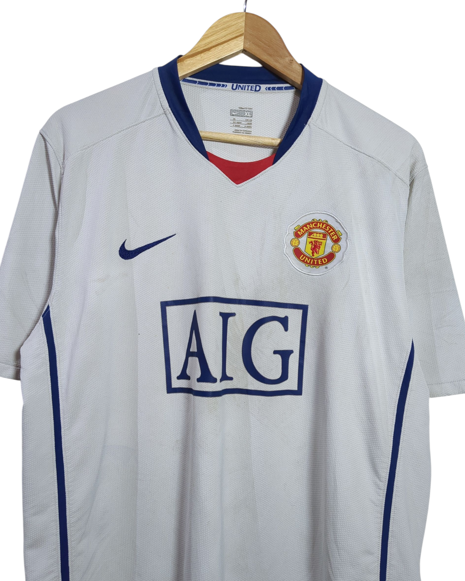2008-09 Manchester United Nike Away Shirt - (XL)