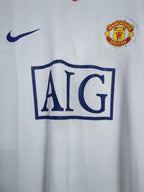 2008-09 Manchester United Nike Away Shirt - (XL)