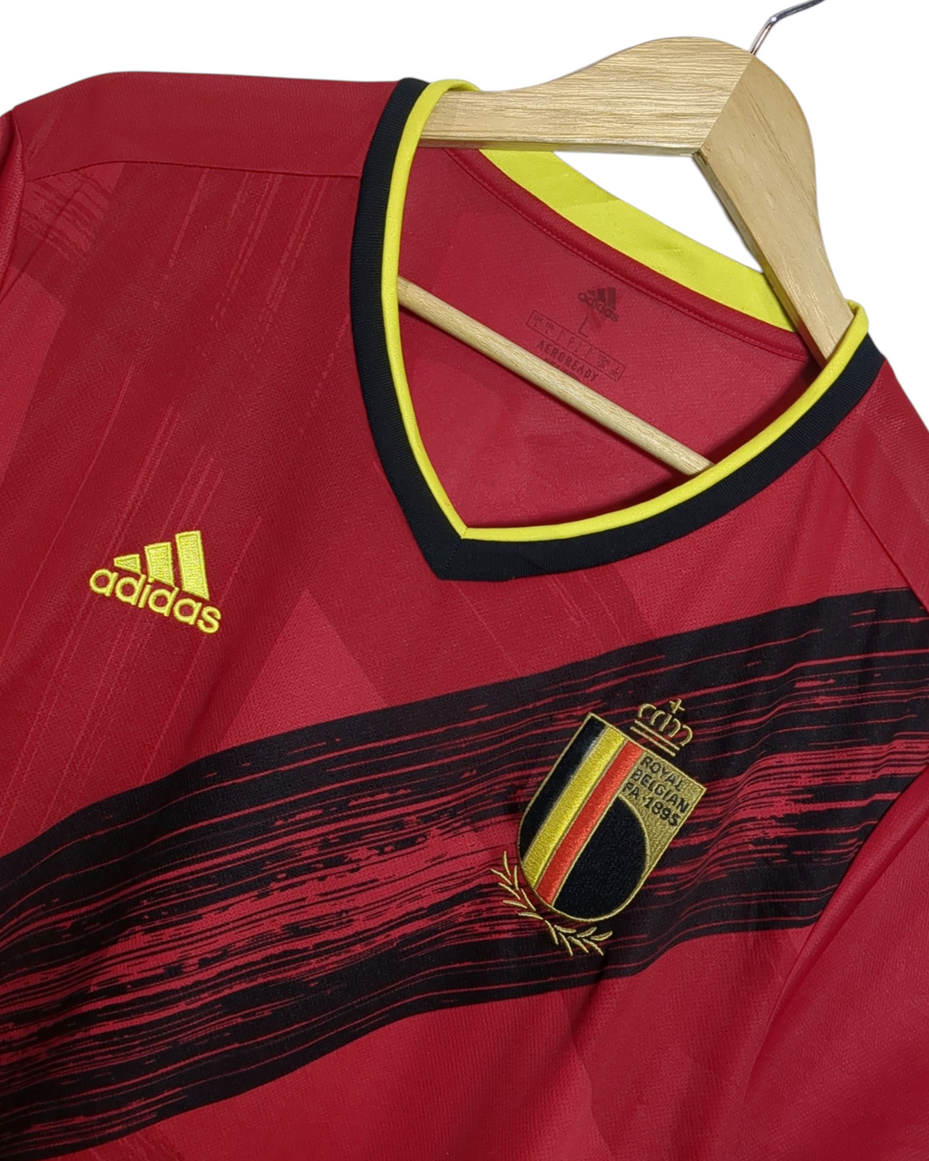 2020-21 Belgium Adidas Home Shirt - (L)