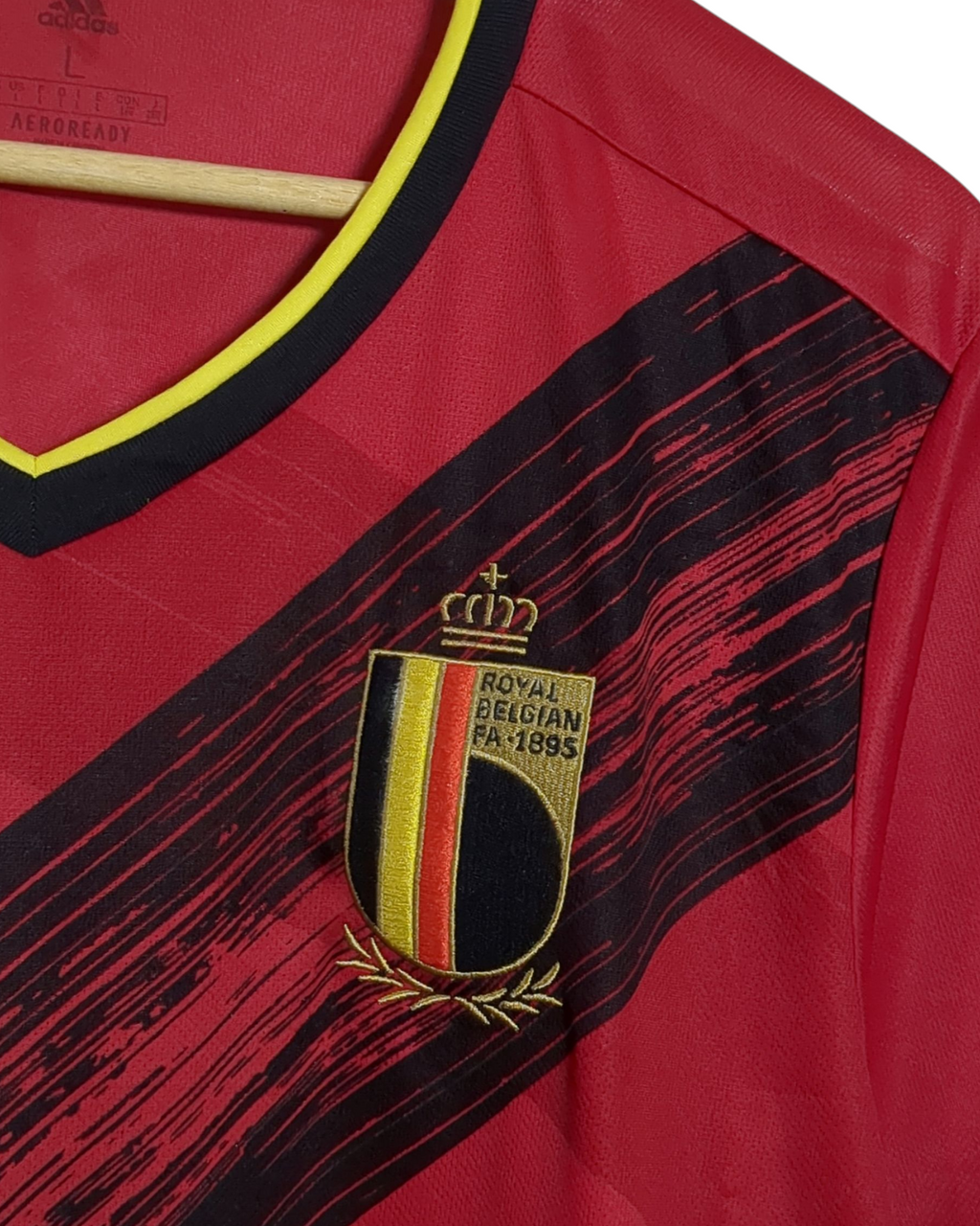2020-21 Belgium Adidas Home Shirt - (L)