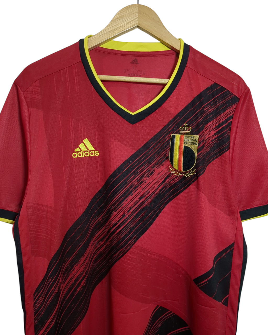 2020-21 Belgium Adidas Home Shirt - (L)