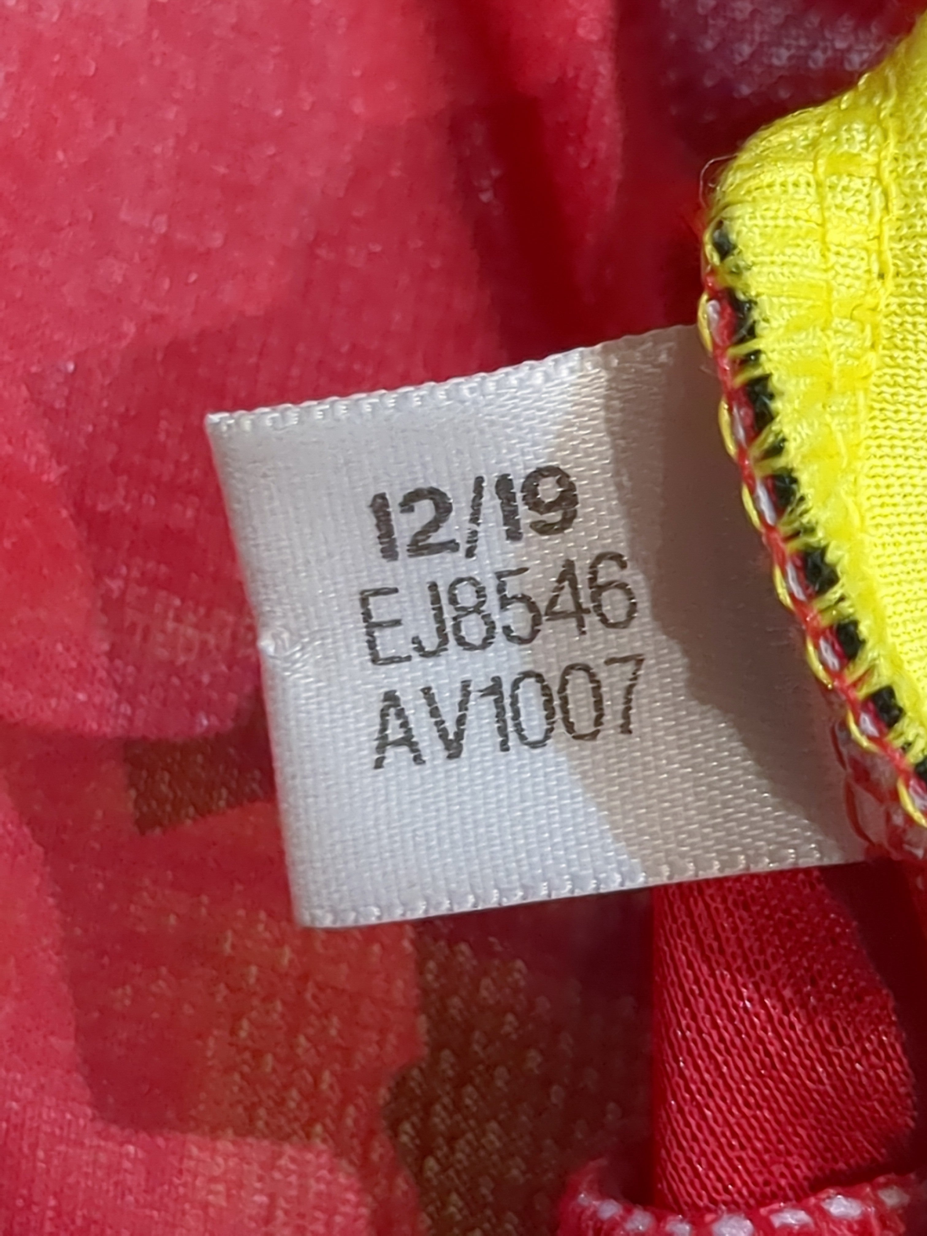 2020-21 Belgium Adidas Home Shirt - (L)