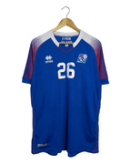 2018-19 Iceland Errea Home Shirt #26 Felixson - (L)