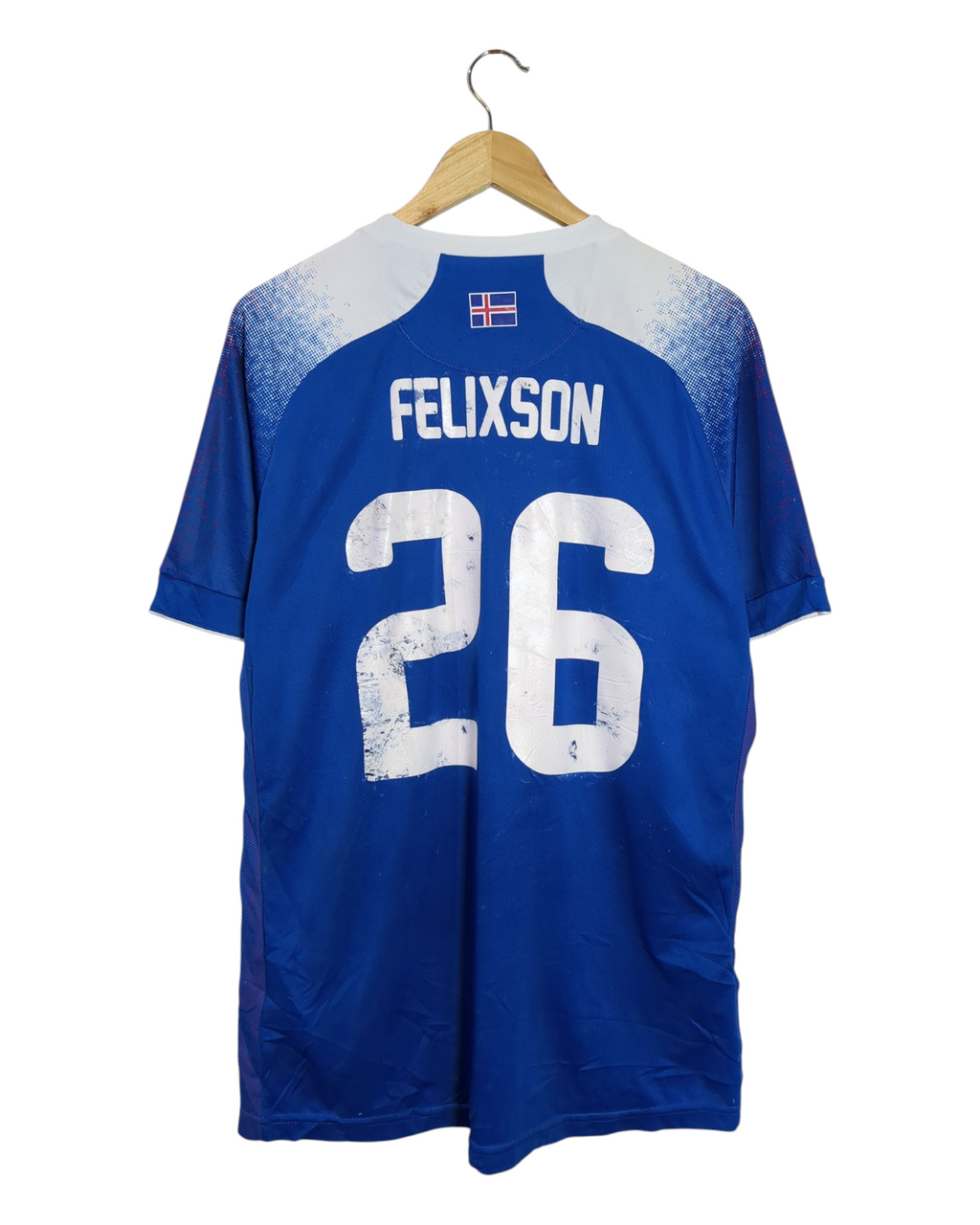 2018-19 Iceland Errea Home Shirt #26 Felixson - (L)