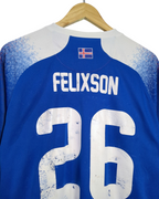 2018-19 Iceland Errea Home Shirt #26 Felixson - (L)