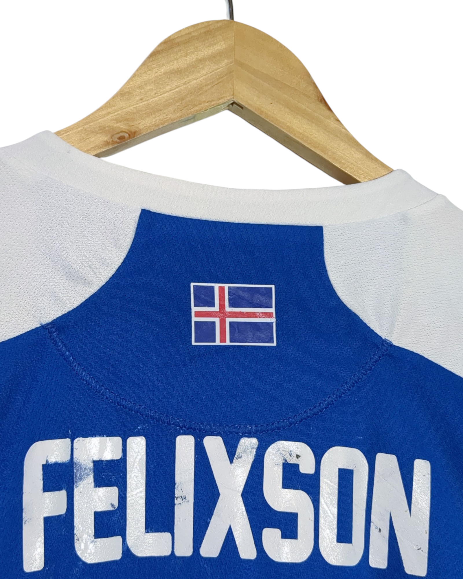 2018-19 Iceland Errea Home Shirt #26 Felixson - (L)