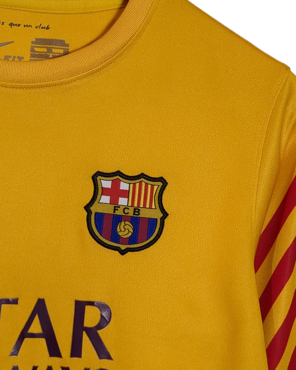 2015-16 Barcelona Nike Goalkeeper L/S Shirt #13 C.Bravo - (XL.Boys)