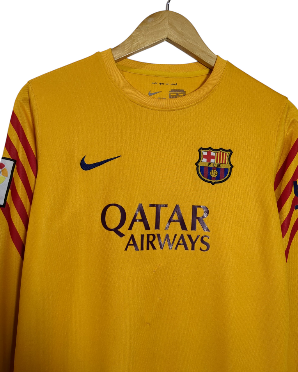 2015-16 Barcelona Nike Goalkeeper L/S Shirt #13 C.Bravo - (XL.Boys)