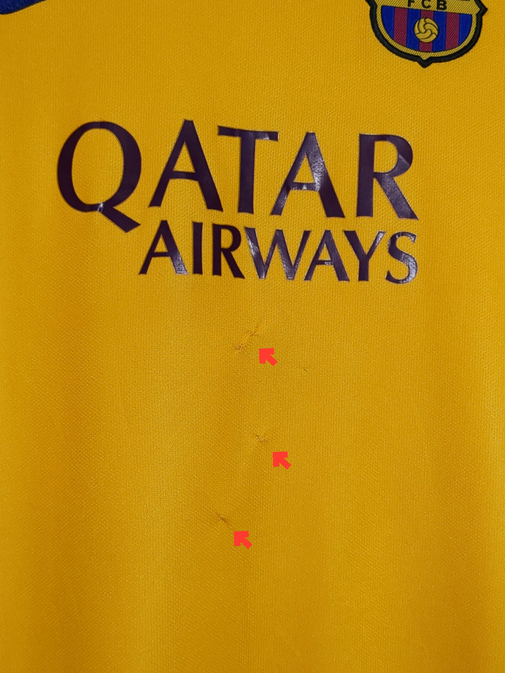 2015-16 Barcelona Nike Goalkeeper L/S Shirt #13 C.Bravo - (XL.Boys)