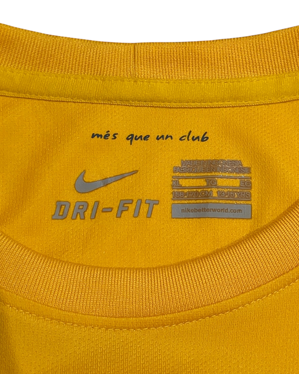 2015-16 Barcelona Nike Goalkeeper L/S Shirt #13 C.Bravo - (XL.Boys)