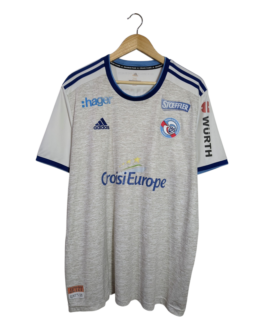 2019-20 Strasbourg Adidas Away Shirt #24 Djiku - (XL)