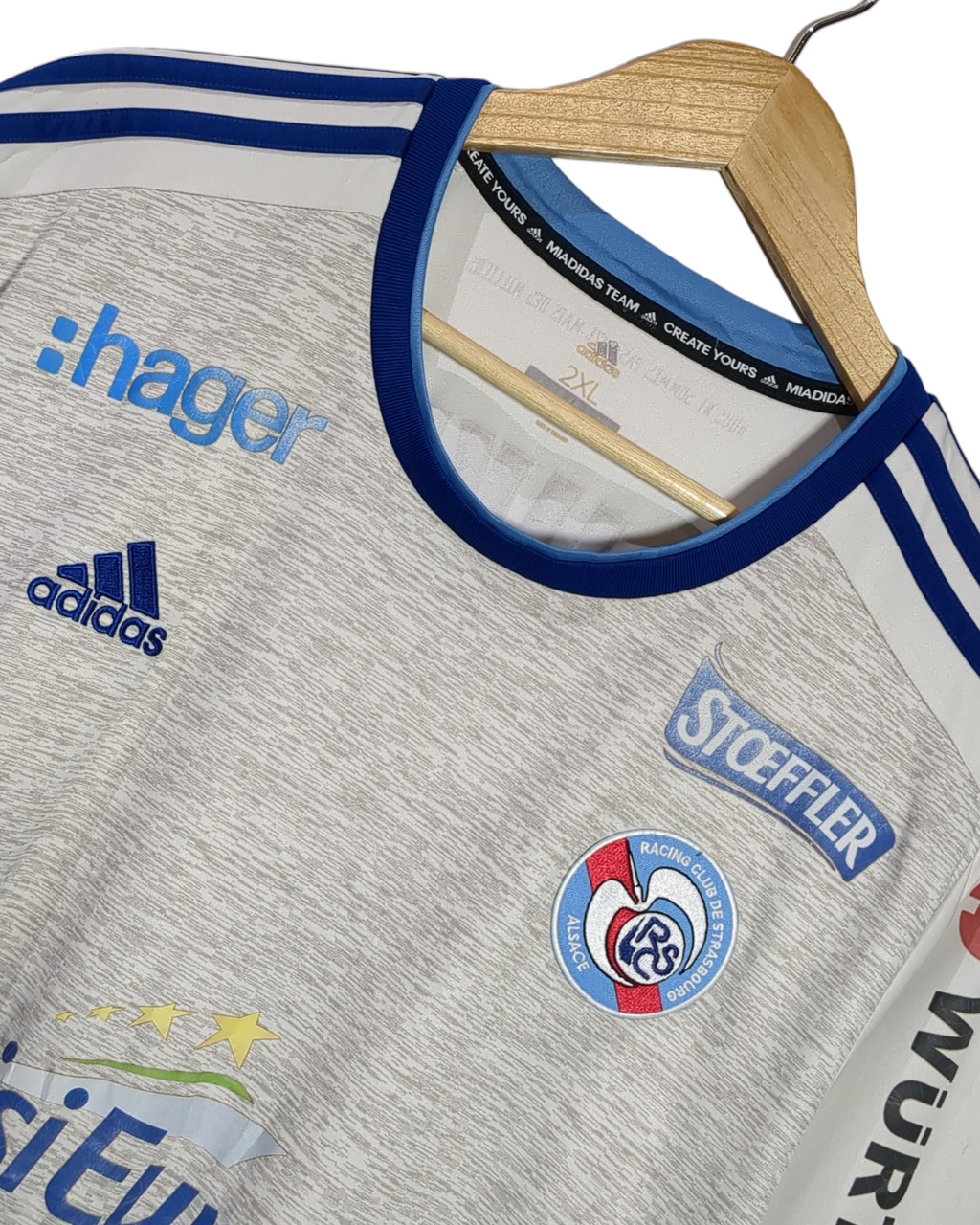 2019-20 Strasbourg Adidas Away Shirt #24 Djiku - (XL)