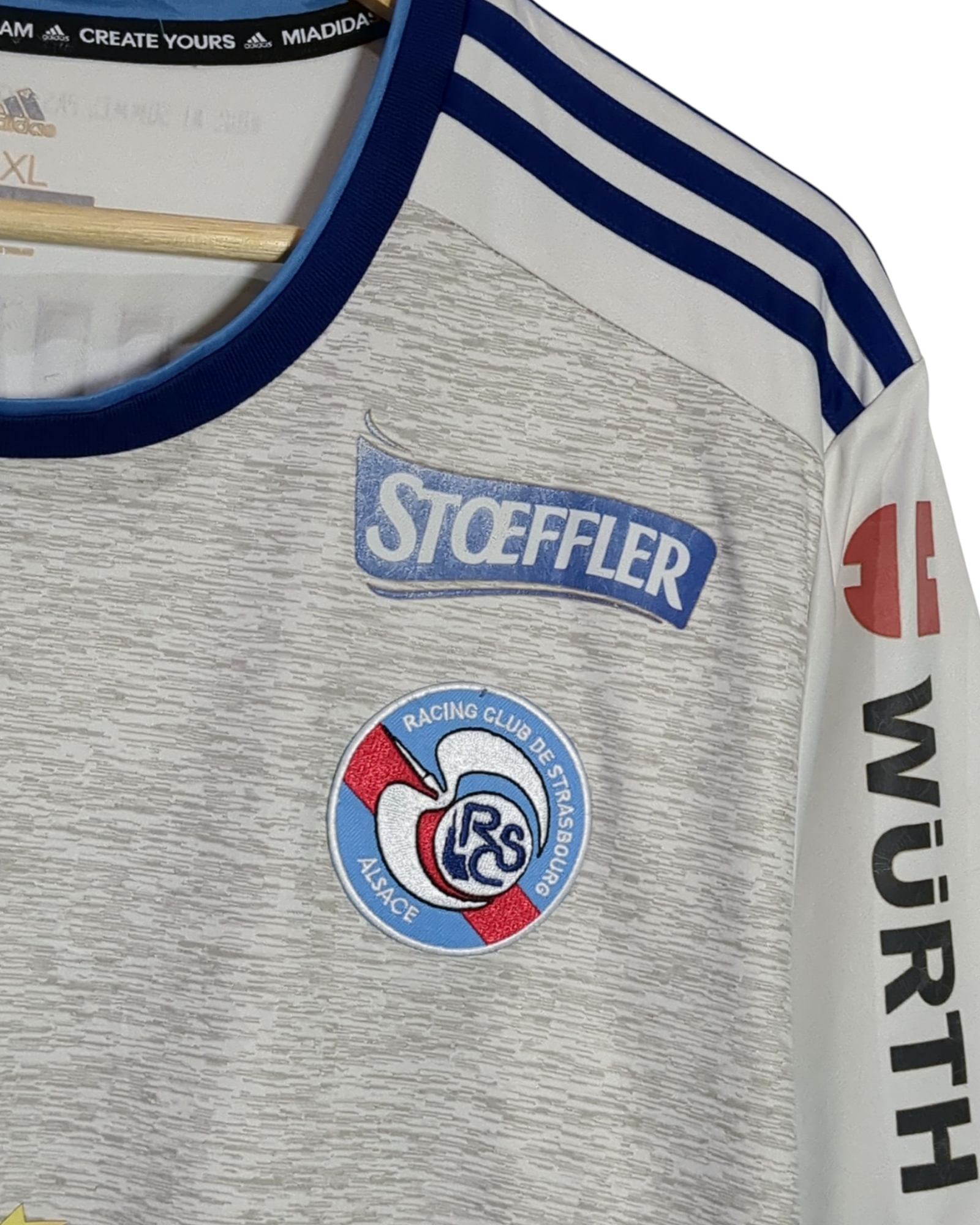 2019-20 Strasbourg Adidas Away Shirt #24 Djiku - (XL)