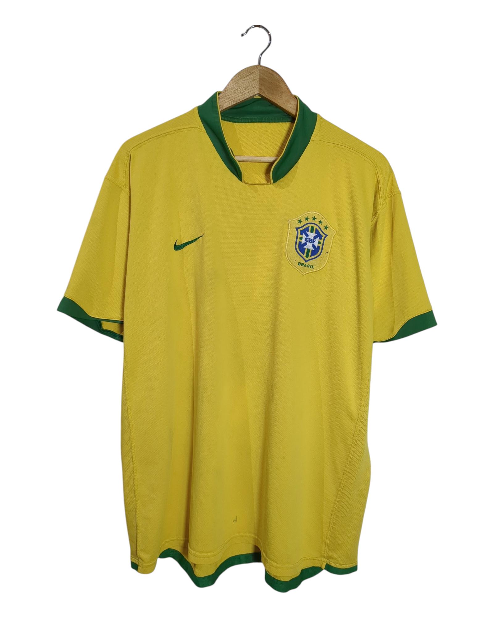 2006-08 Brazil Nike Home Shirt - (XL)
