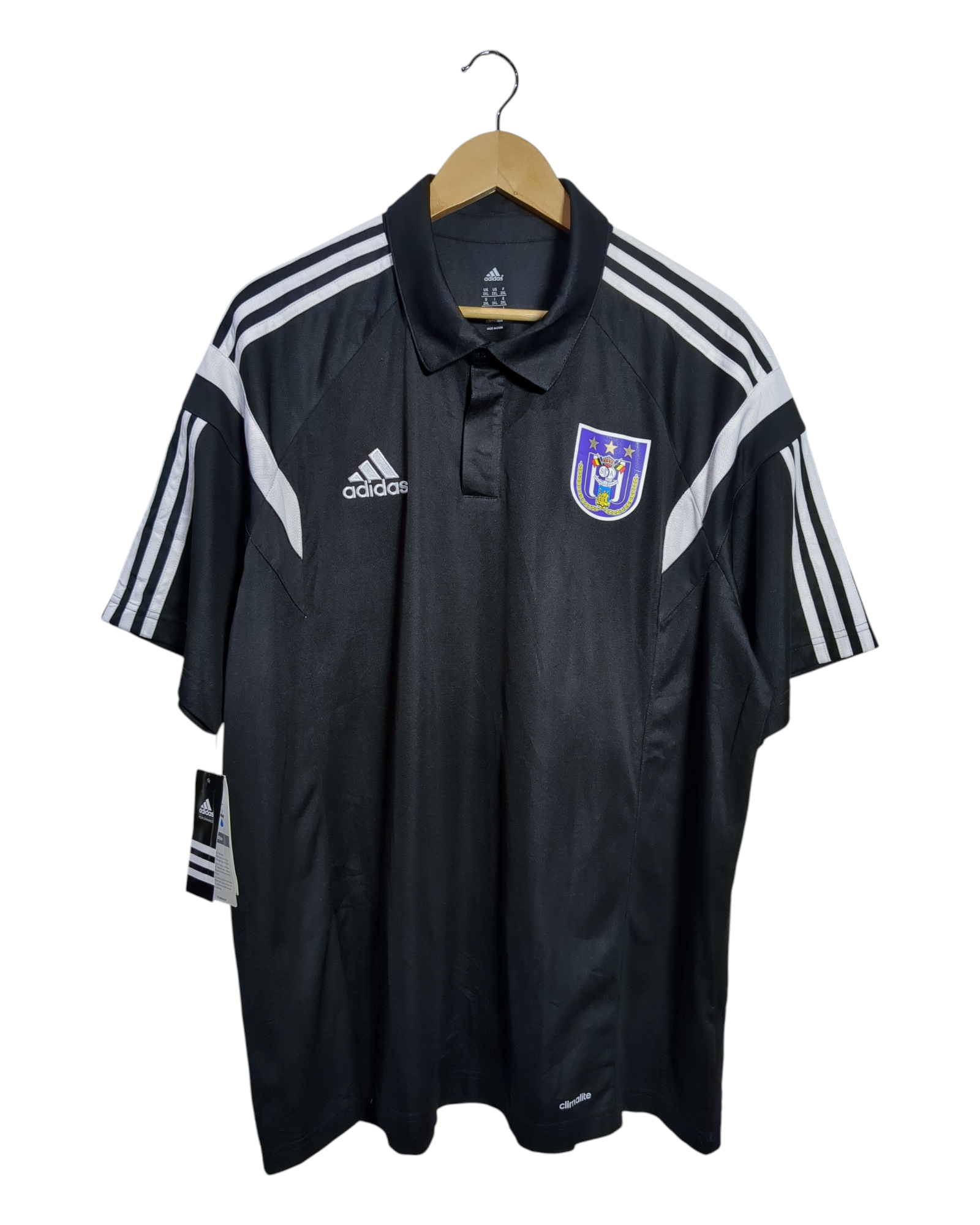 2014-15 Anderlecht Adidas Polo Shirt w Tags - (XL)