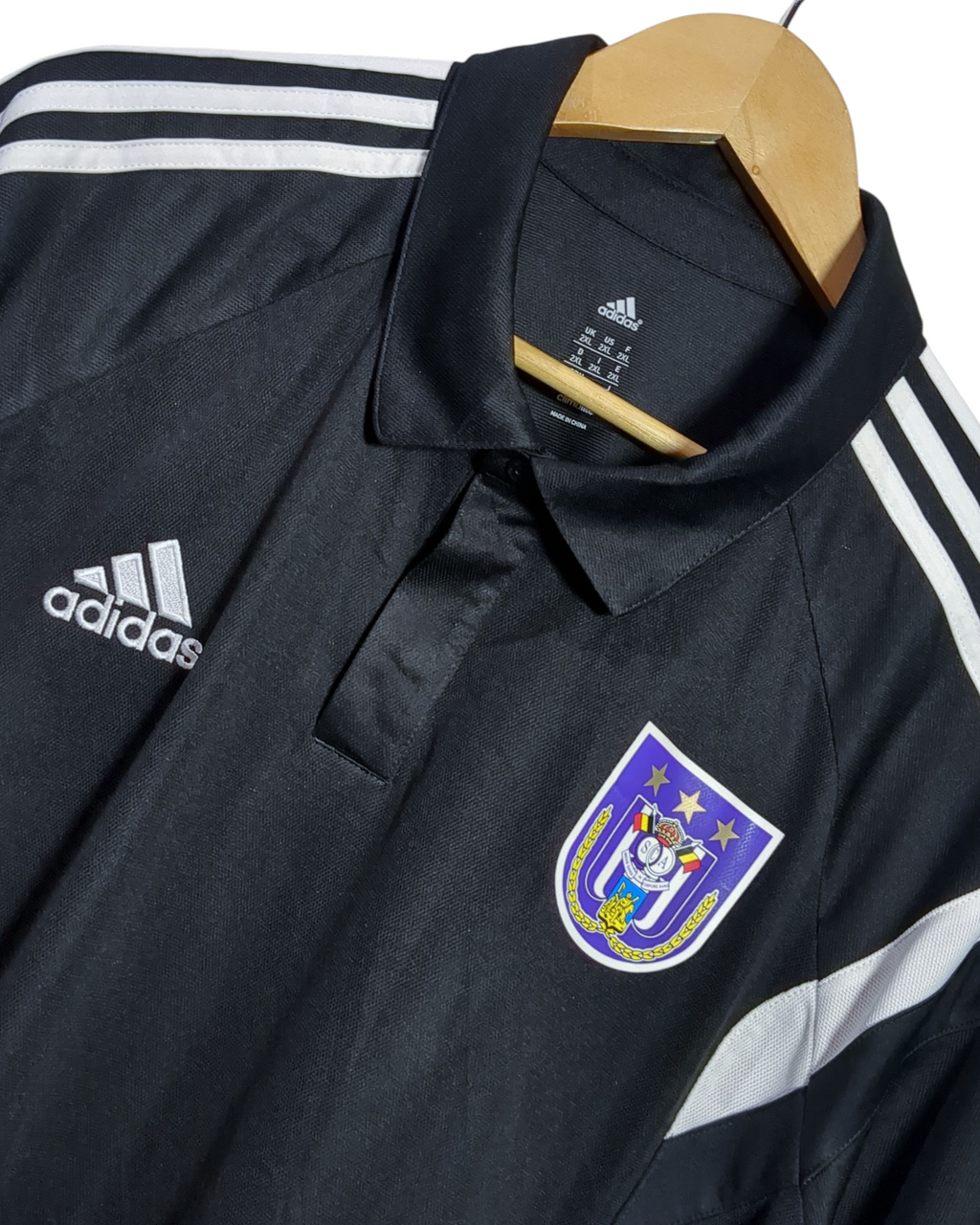2014-15 Anderlecht Adidas Polo Shirt w Tags - (XL)