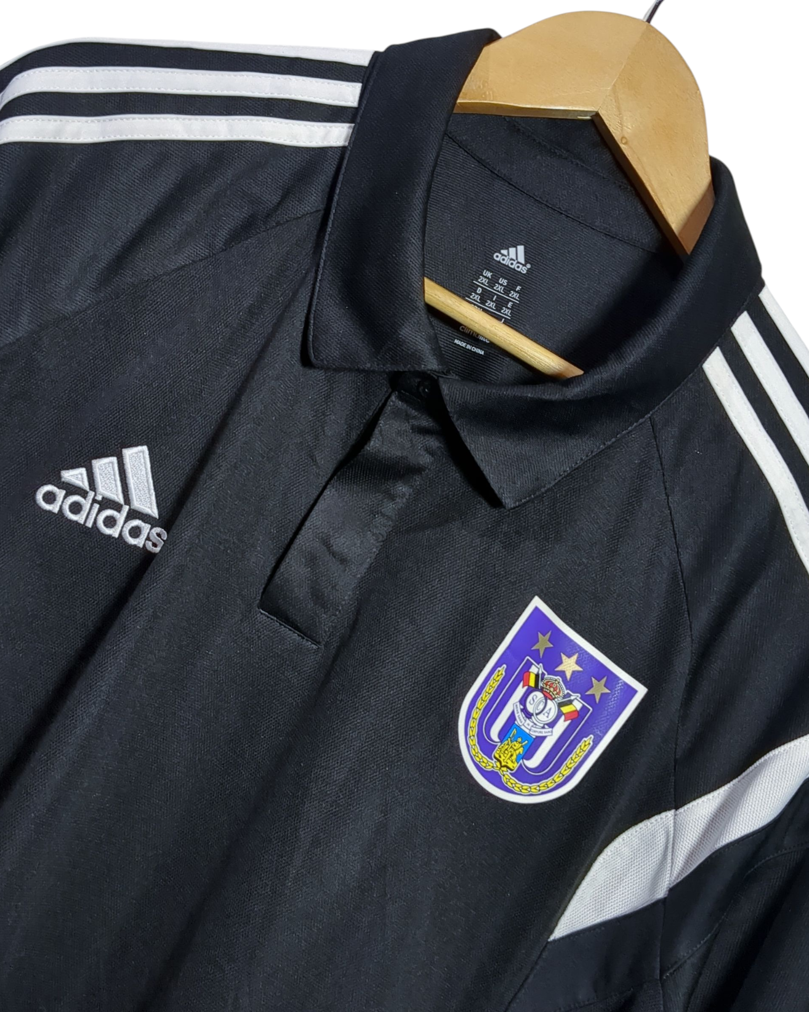 2014-15 Anderlecht Adidas Polo Shirt w Tags - (XL)