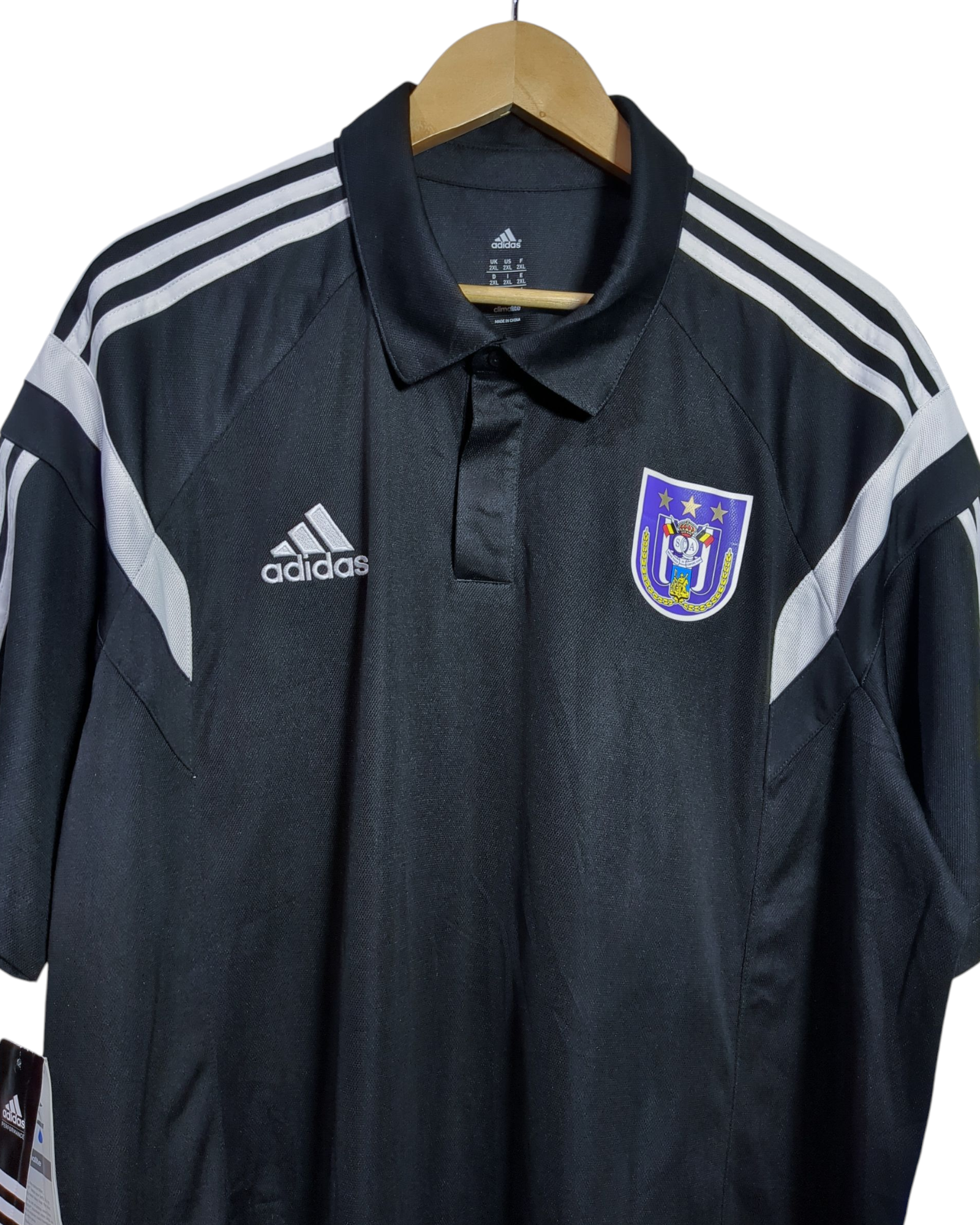 2014-15 Anderlecht Adidas Polo Shirt w Tags - (XL)