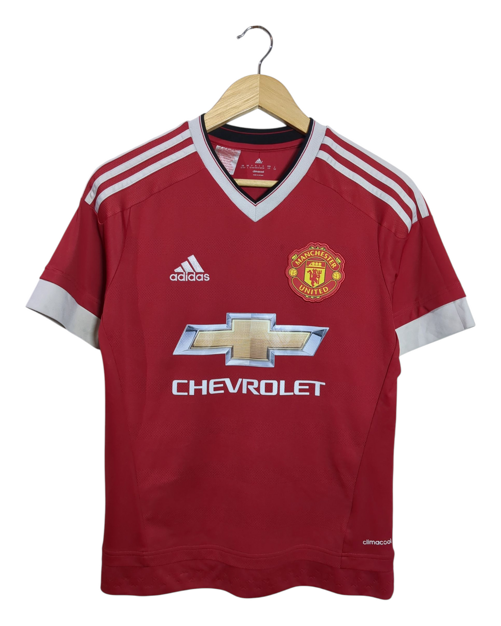 2015-16 Manchester United Adidas Home Shirt - (L.Boys)