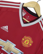 2015-16 Manchester United Adidas Home Shirt - (L.Boys)