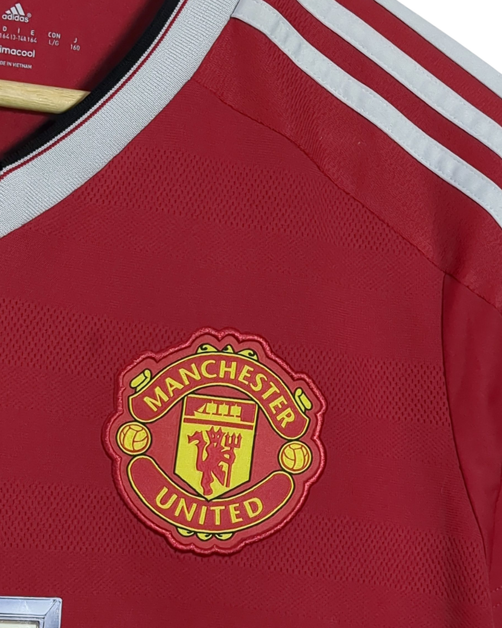 2015-16 Manchester United Adidas Home Shirt - (L.Boys)