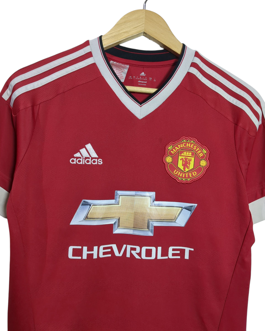 2015-16 Manchester United Adidas Home Shirt - (L.Boys)