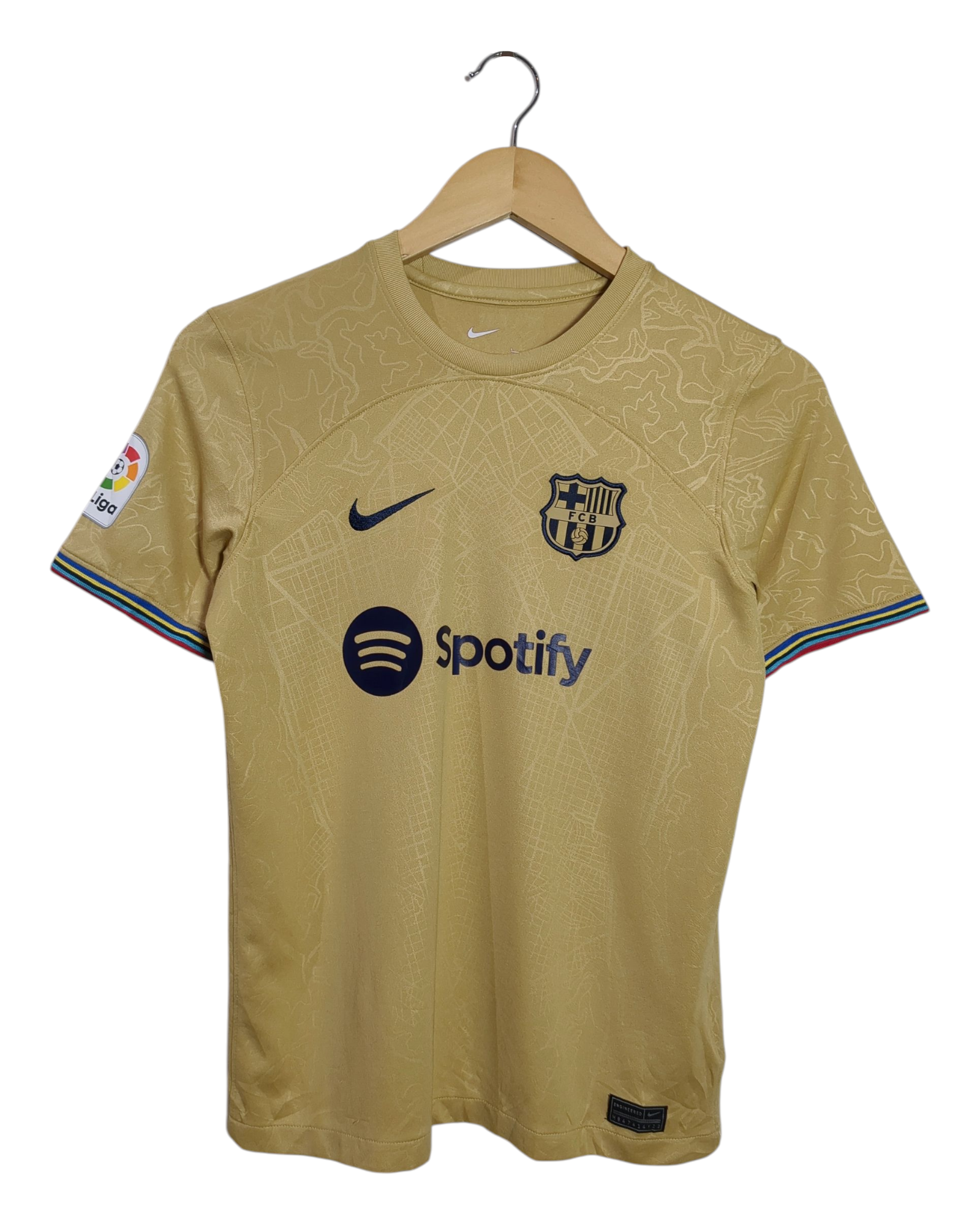 2022-23 Barcelona Nike Away Shirt #9 Lewandowski - (L.Boys)