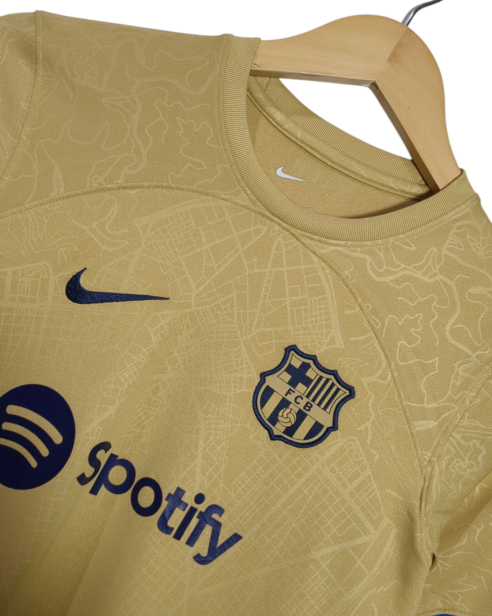 2022-23 Barcelona Nike Away Shirt #9 Lewandowski - (L.Boys)