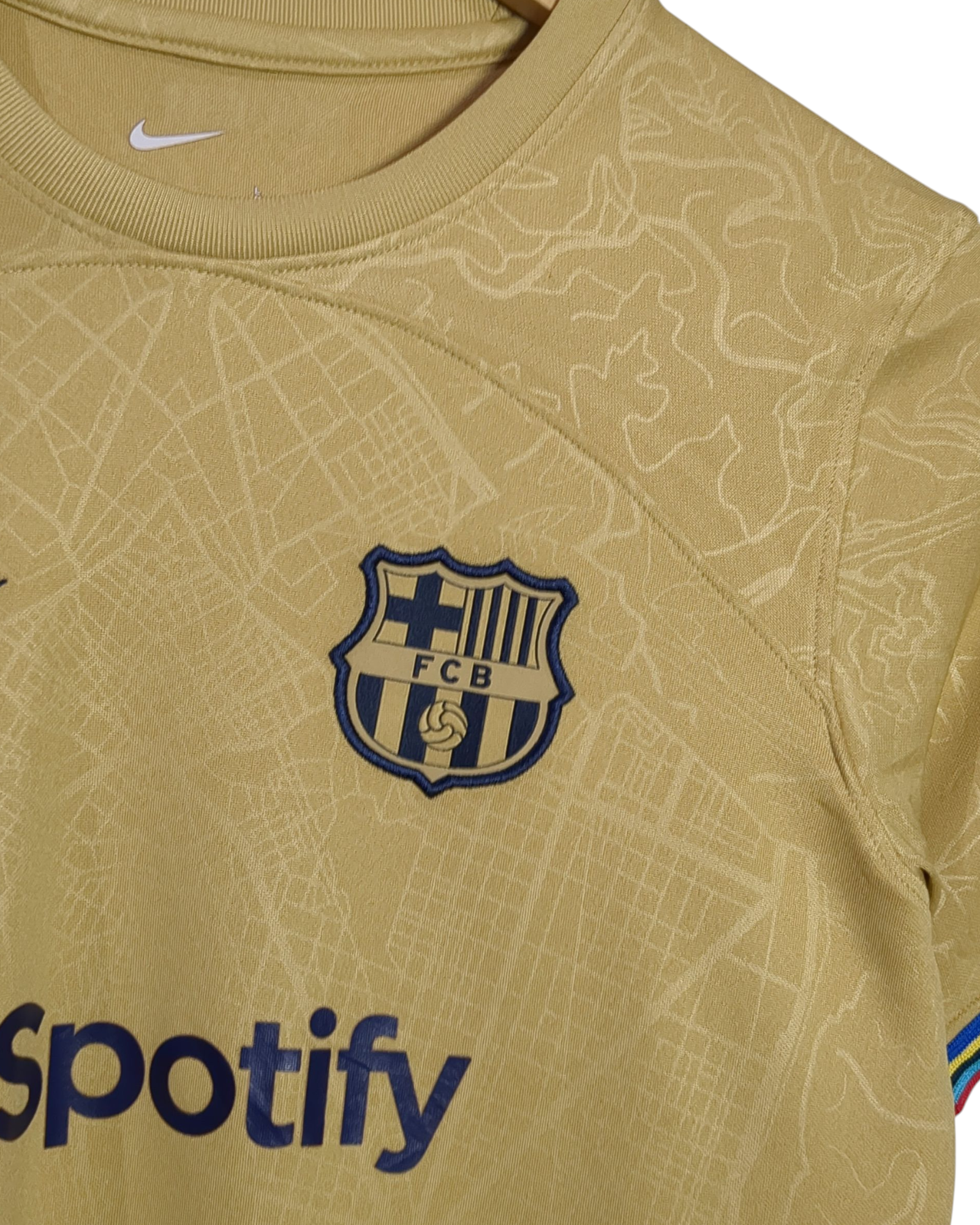 2022-23 Barcelona Nike Away Shirt #9 Lewandowski - (L.Boys)
