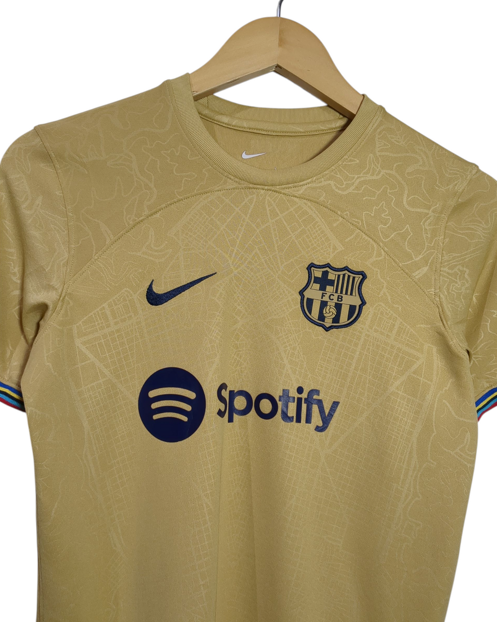 2022-23 Barcelona Nike Away Shirt #9 Lewandowski - (L.Boys)