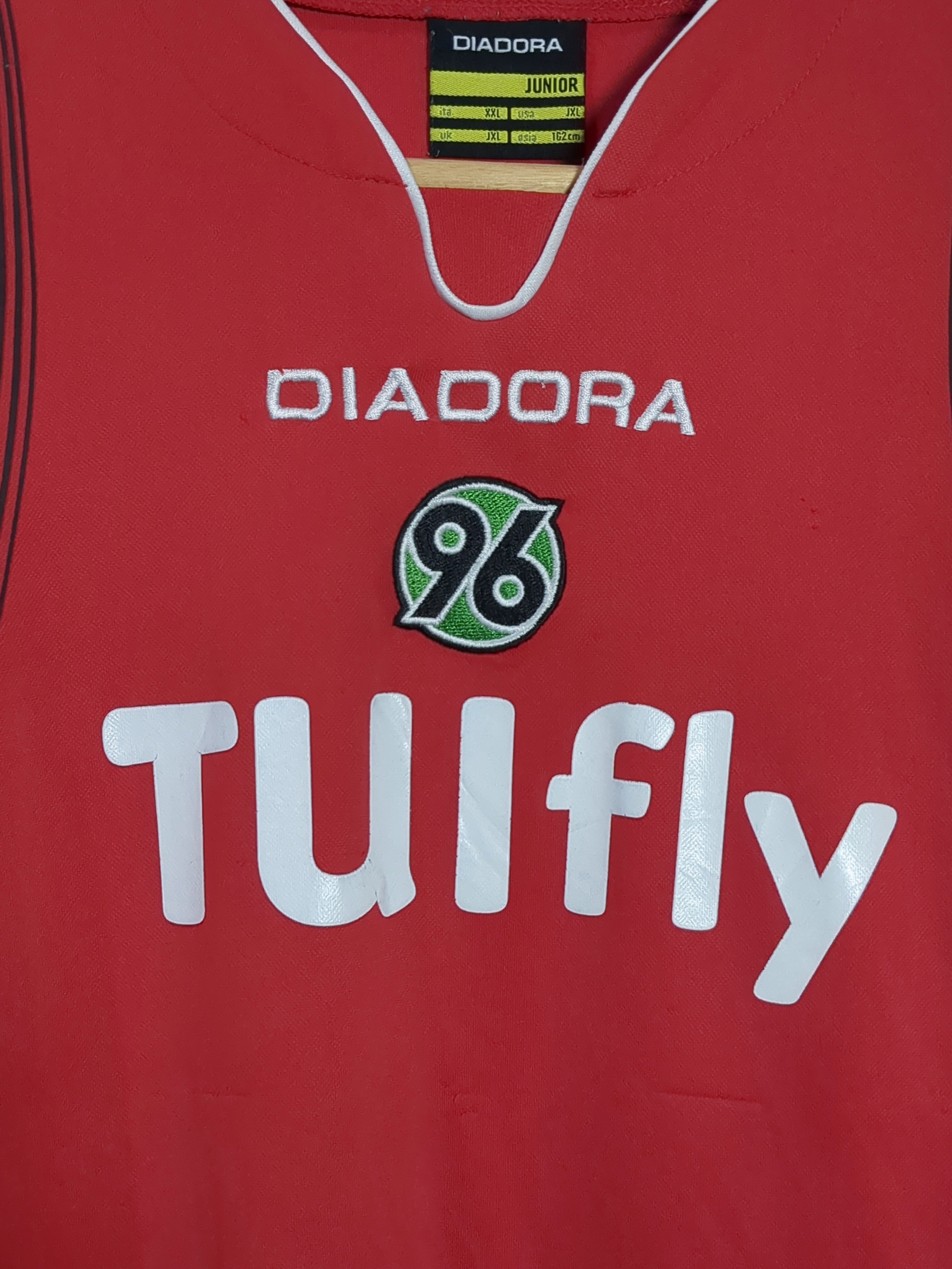 2007-08 Hannover 96 Diadora Home Shirt #26 - (L.Boys)