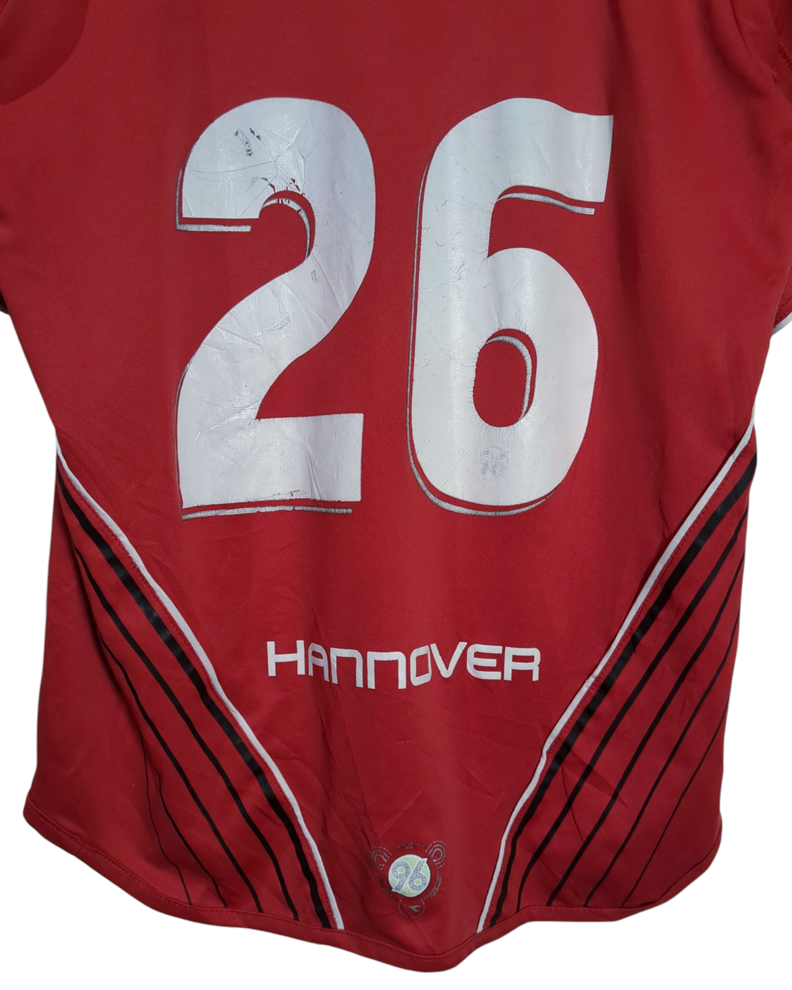2007-08 Hannover 96 Diadora Home Shirt #26 - (L.Boys)
