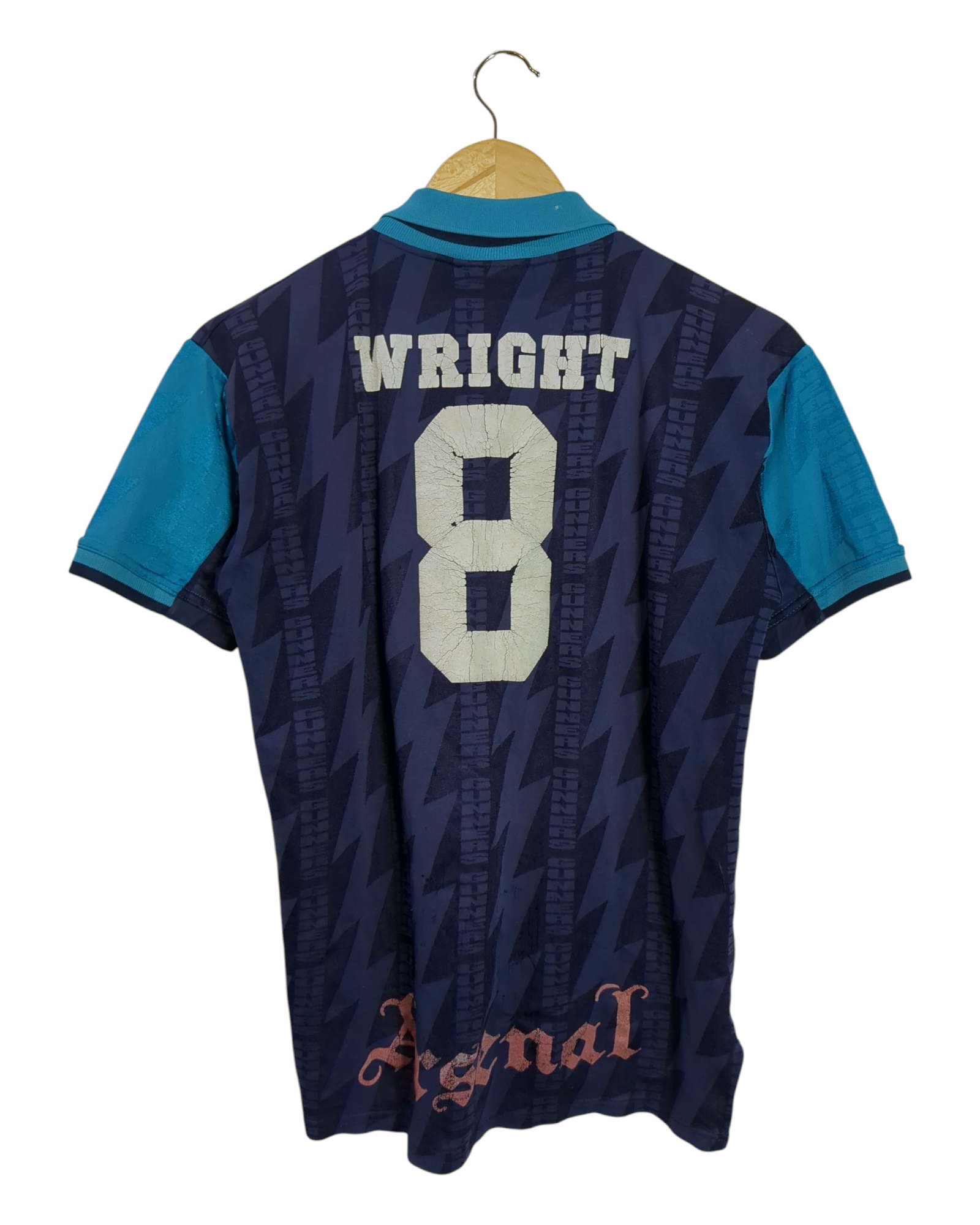 1994-95 Arsenal Nike Away Shirt #8 Wright - (XL.Boys)