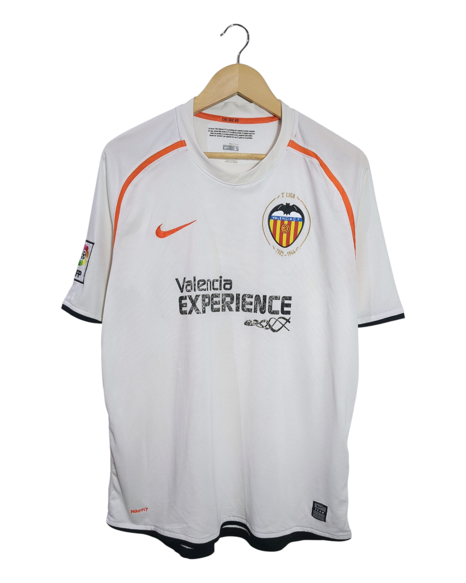 2008-09 Valencia Nike Home Shirt - (L)