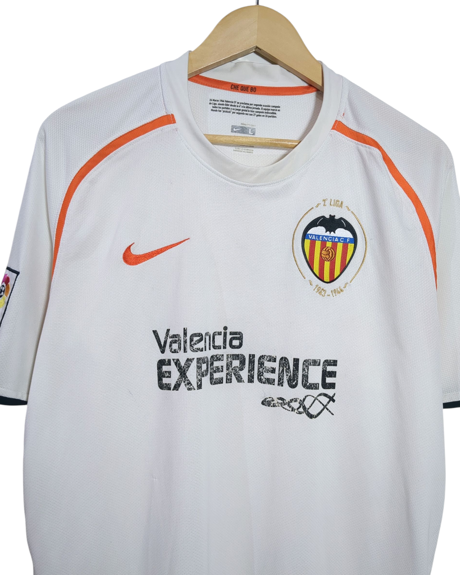2008-09 Valencia Nike Home Shirt - (L)