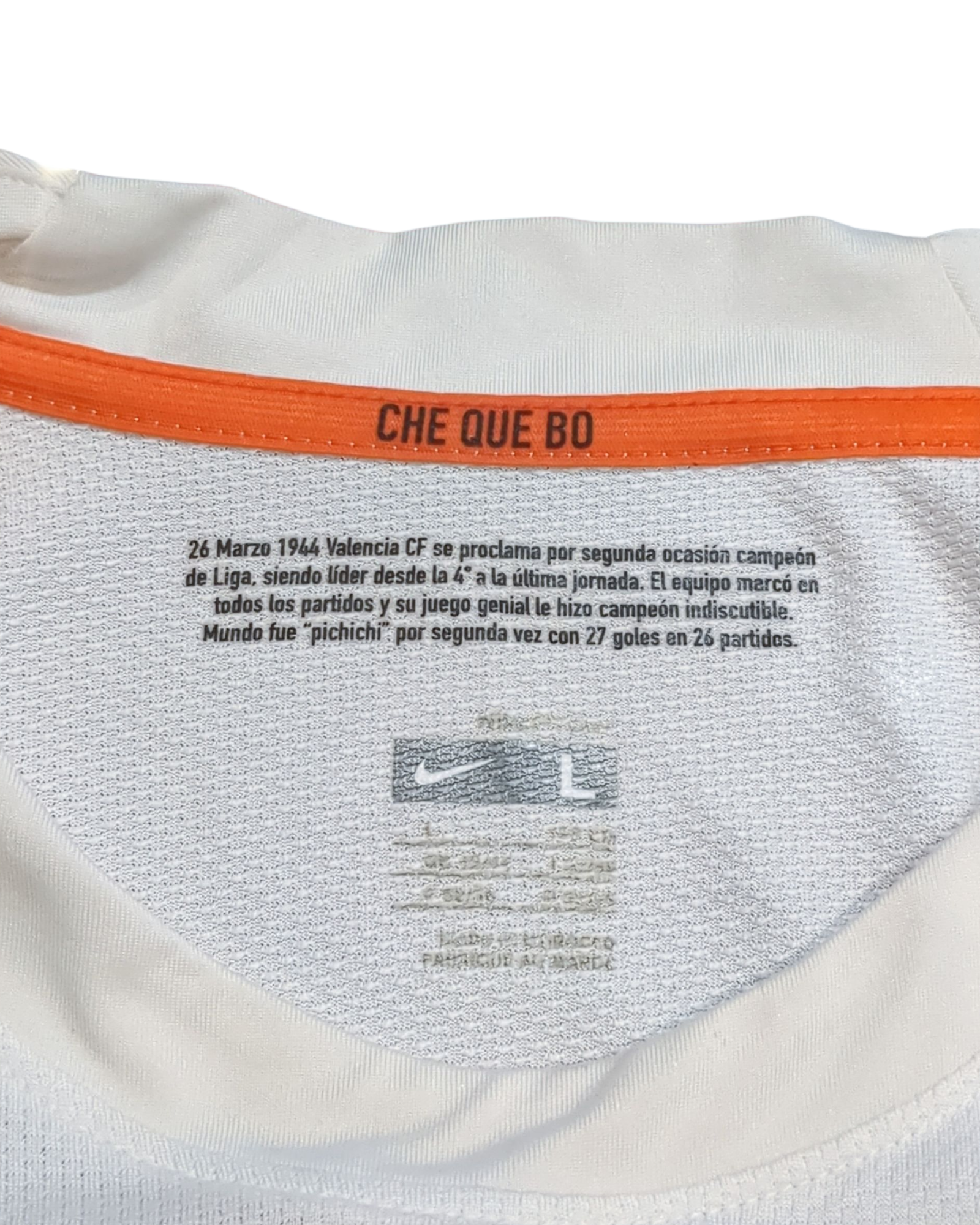 2008-09 Valencia Nike Home Shirt - (L)