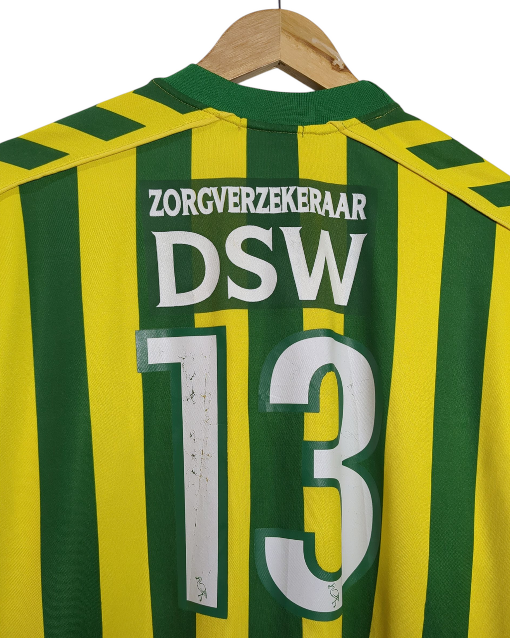 2004-05 ADO Den Haag Hummel Home L/S Shirt #13 - (L)