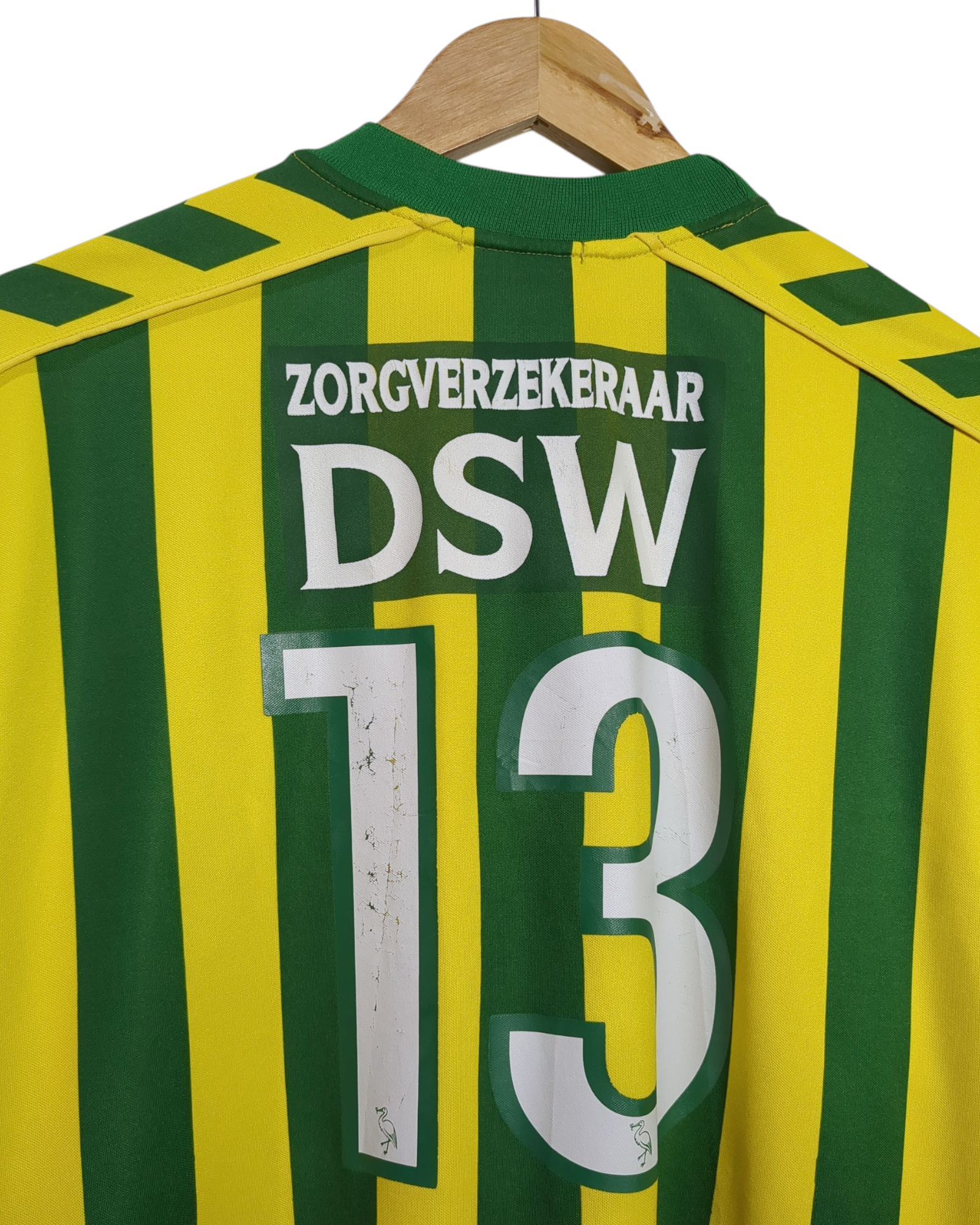 2004-05 ADO Den Haag Hummel Home L/S Shirt #13 - (L)