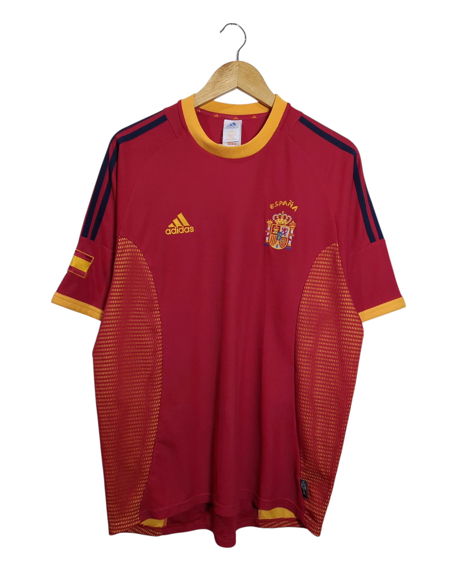 2002-04 Spain Adidas Home Shirt - (L)