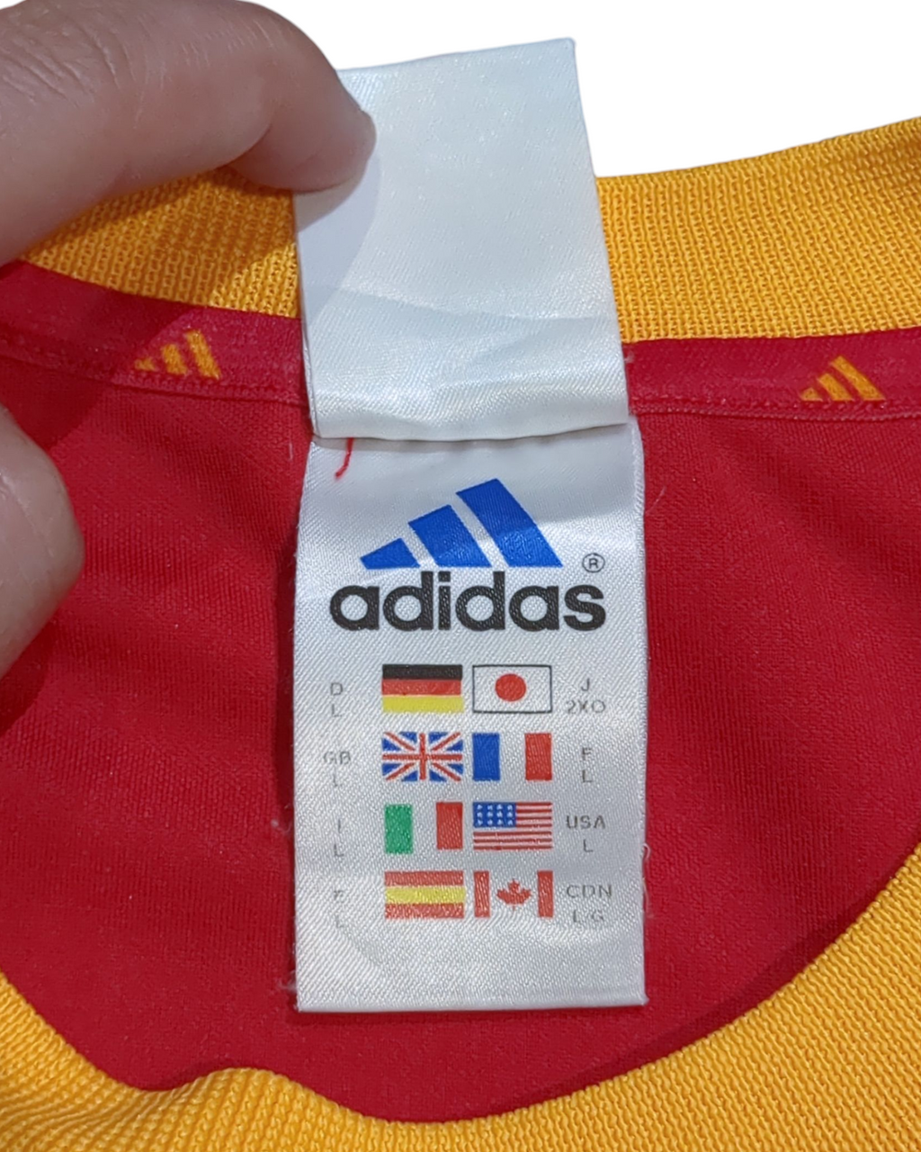 2002-04 Spain Adidas Home Shirt - (L)