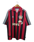 2000-01 Bayer Leverkusen Adidas Home Shirt - (XL)