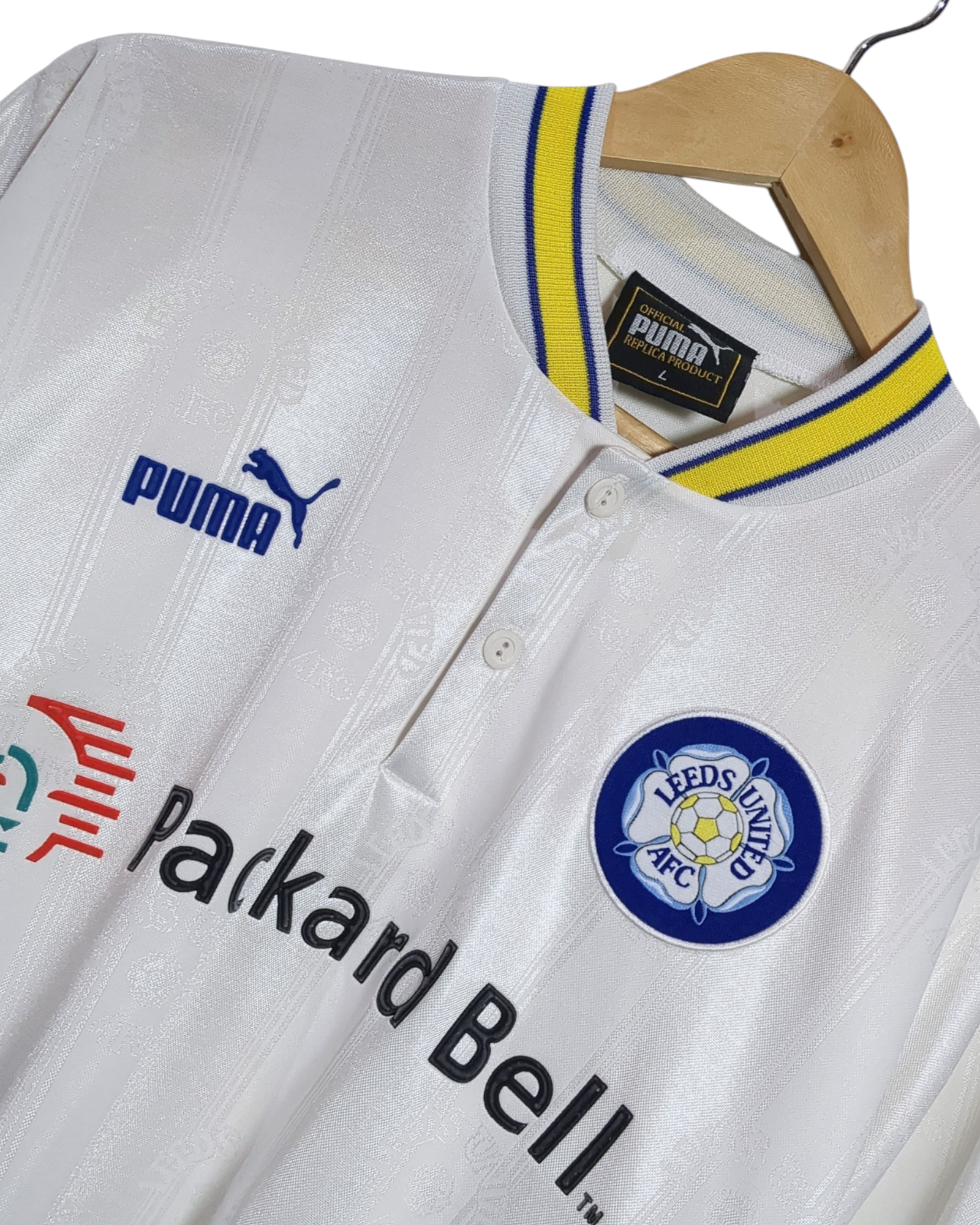 1996-98 Leeds United Puma Home Shirt - (XL)