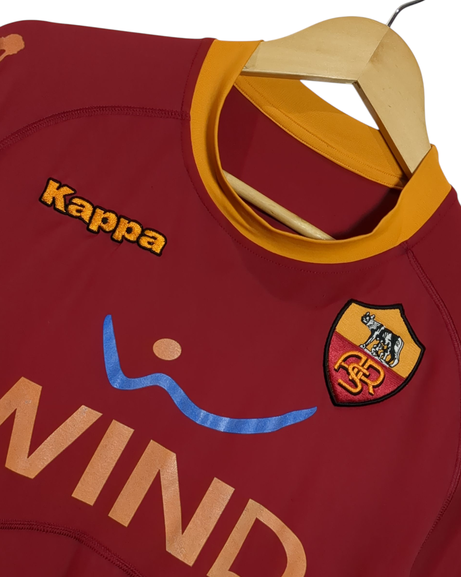 2010-11 AS Roma Kappa Home Shirt - (L)
