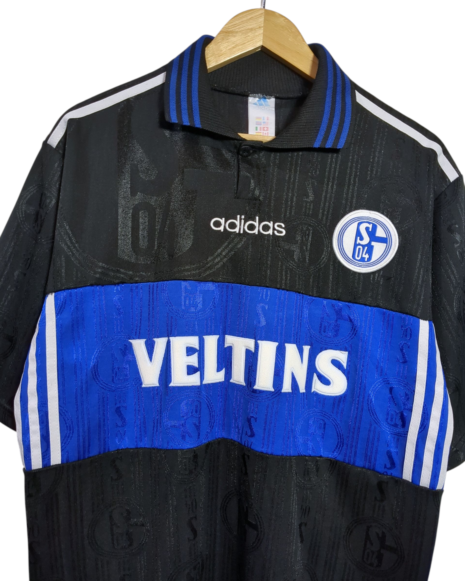1997-98 Schalke Adidas Away Shirt - (L)