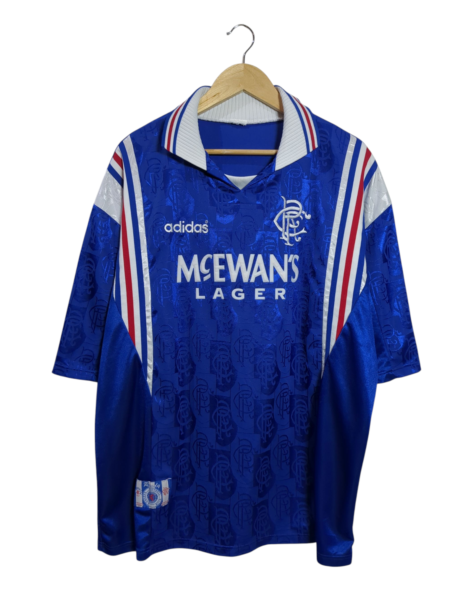1996-97 Rangers Adidas Home Shirt - (XL)