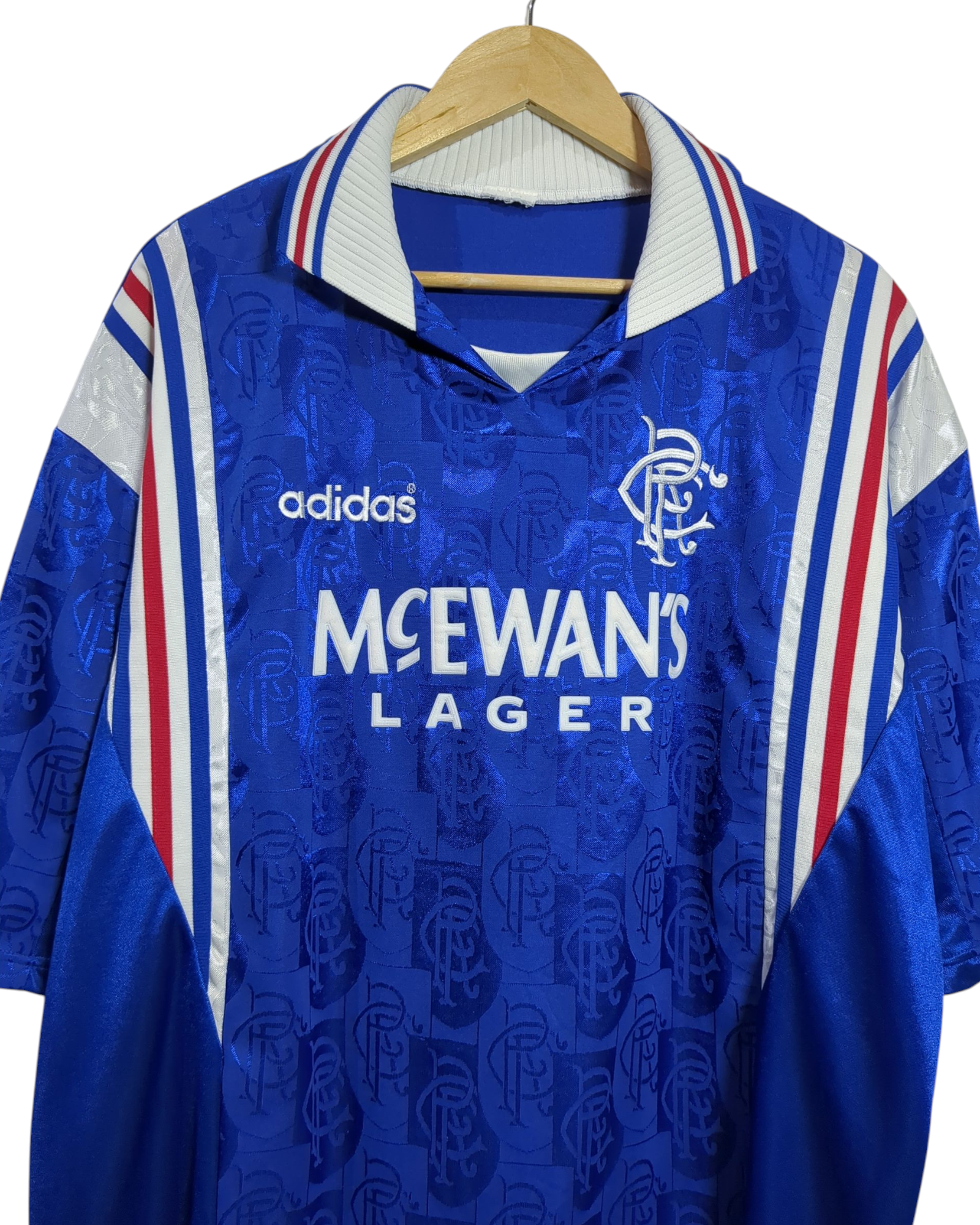 1996-97 Rangers Adidas Home Shirt - (XL)