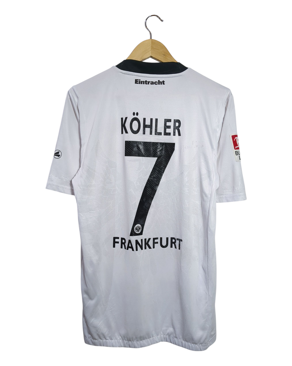 2011-12 Eintracht Frankfurt Jako Match Issue Away Shirt #7 Kohler - (M)