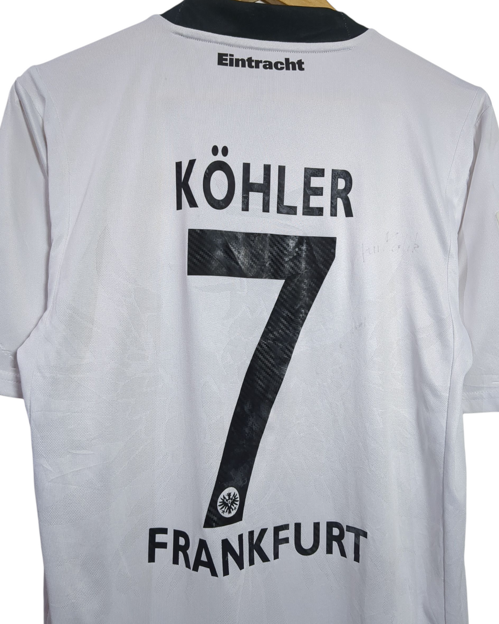 2011-12 Eintracht Frankfurt Jako Match Issue Away Shirt #7 Kohler - (M)