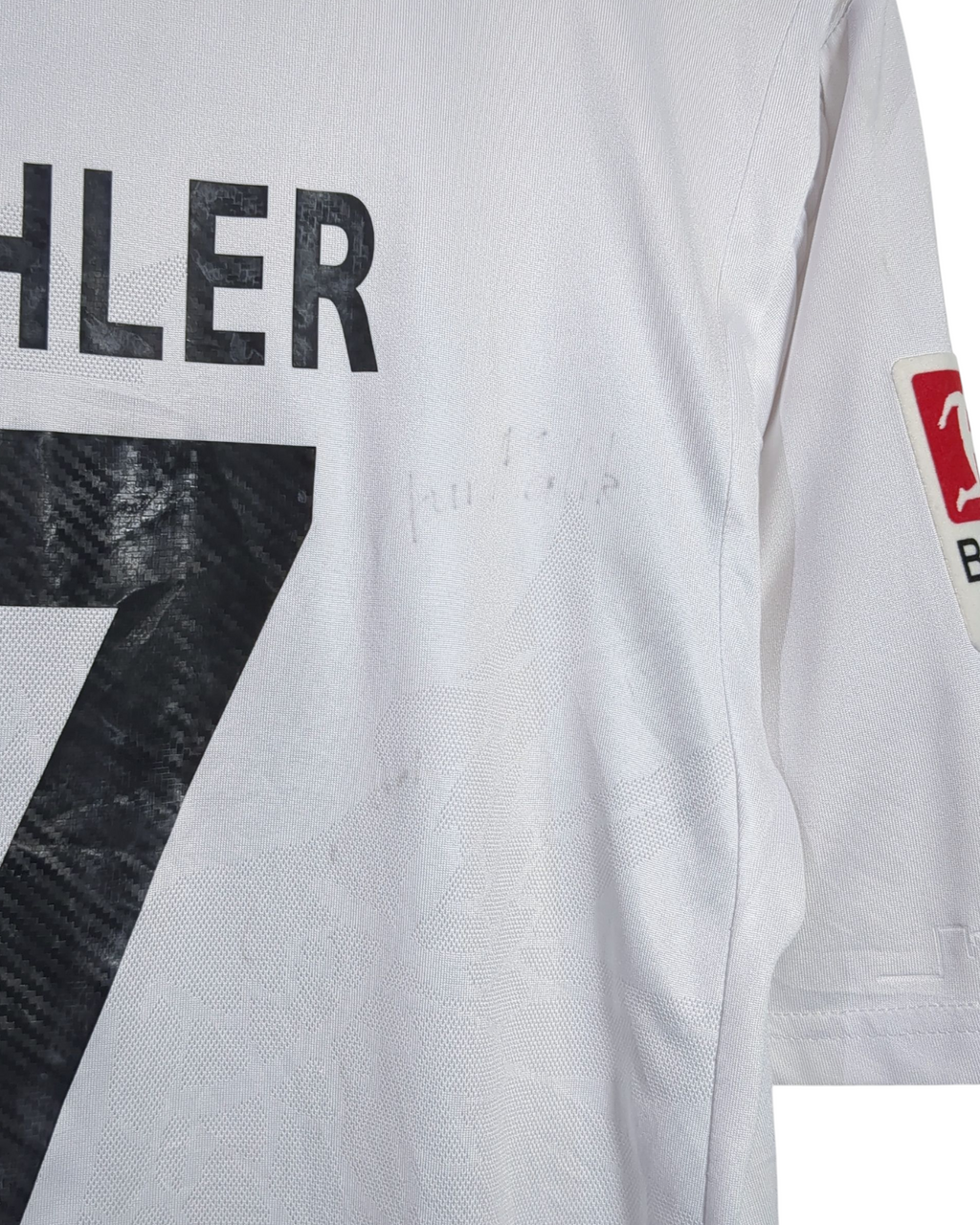 2011-12 Eintracht Frankfurt Jako Match Issue Away Shirt #7 Kohler - (M)